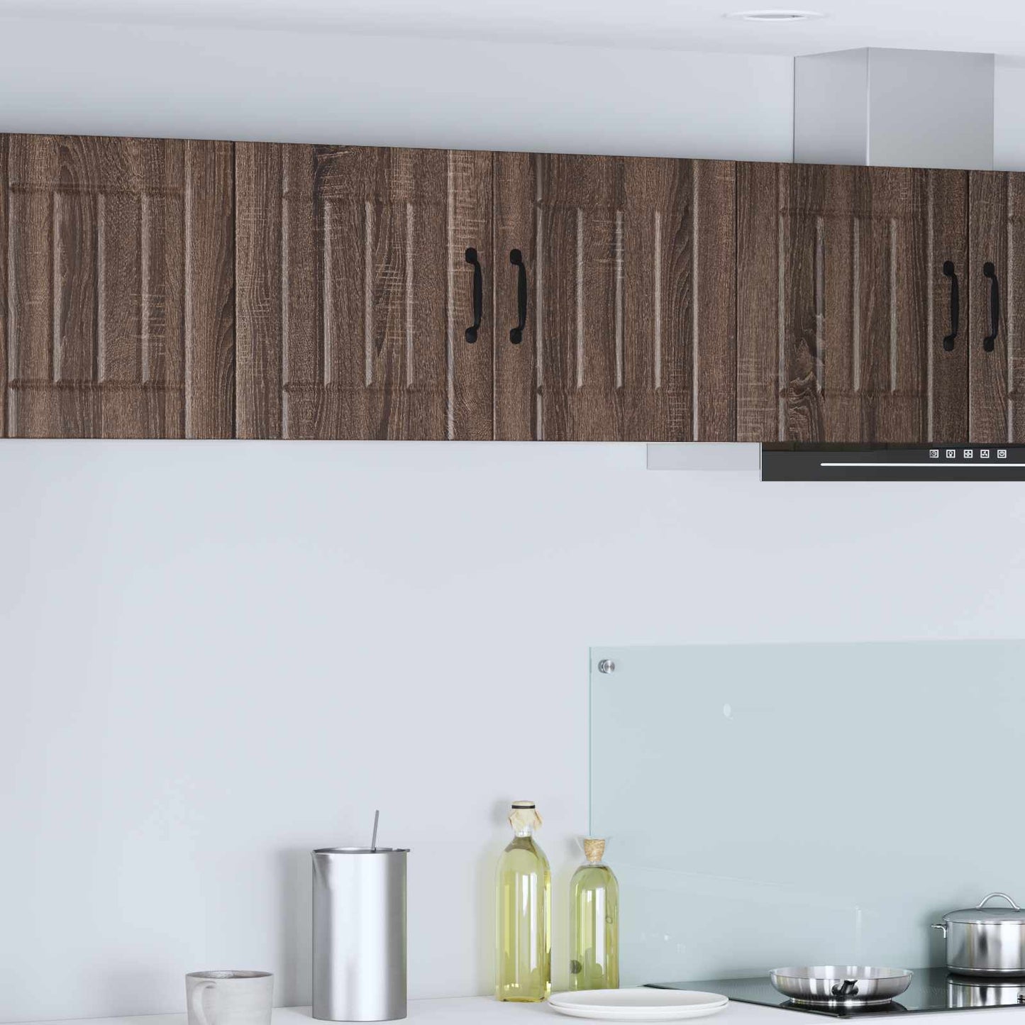 vidaXL Wall Cabinet LUCCA Brown Oak 80 x 31 x 40 cm Engineered Wood 1