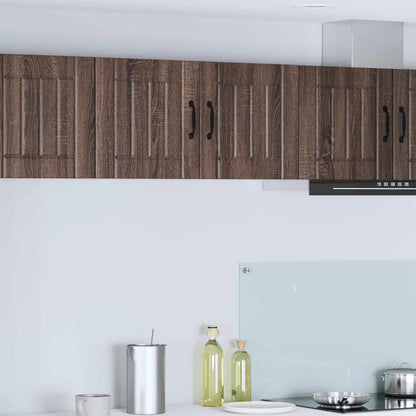 vidaXL Wall Cabinet LUCCA Brown Oak 80 x 31 x 40 cm Engineered Wood 1