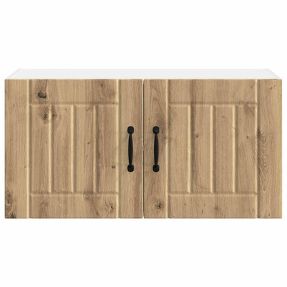 vidaXL Wall Cabinet LUCCA Artisan Oak 80 x 31 x 40 cm Engineered Wood 6