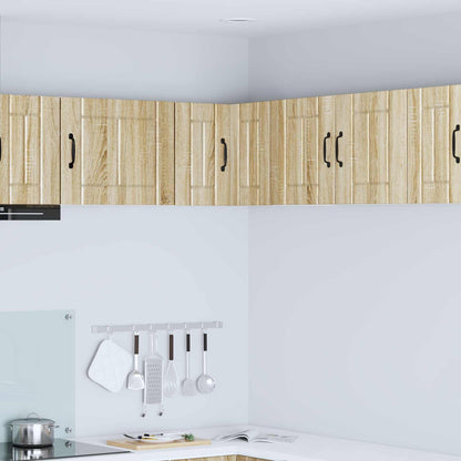vidaXL Wall Corner Cabinet LUCCA Sonoma Oak 57 x 57 x 40 cm 1