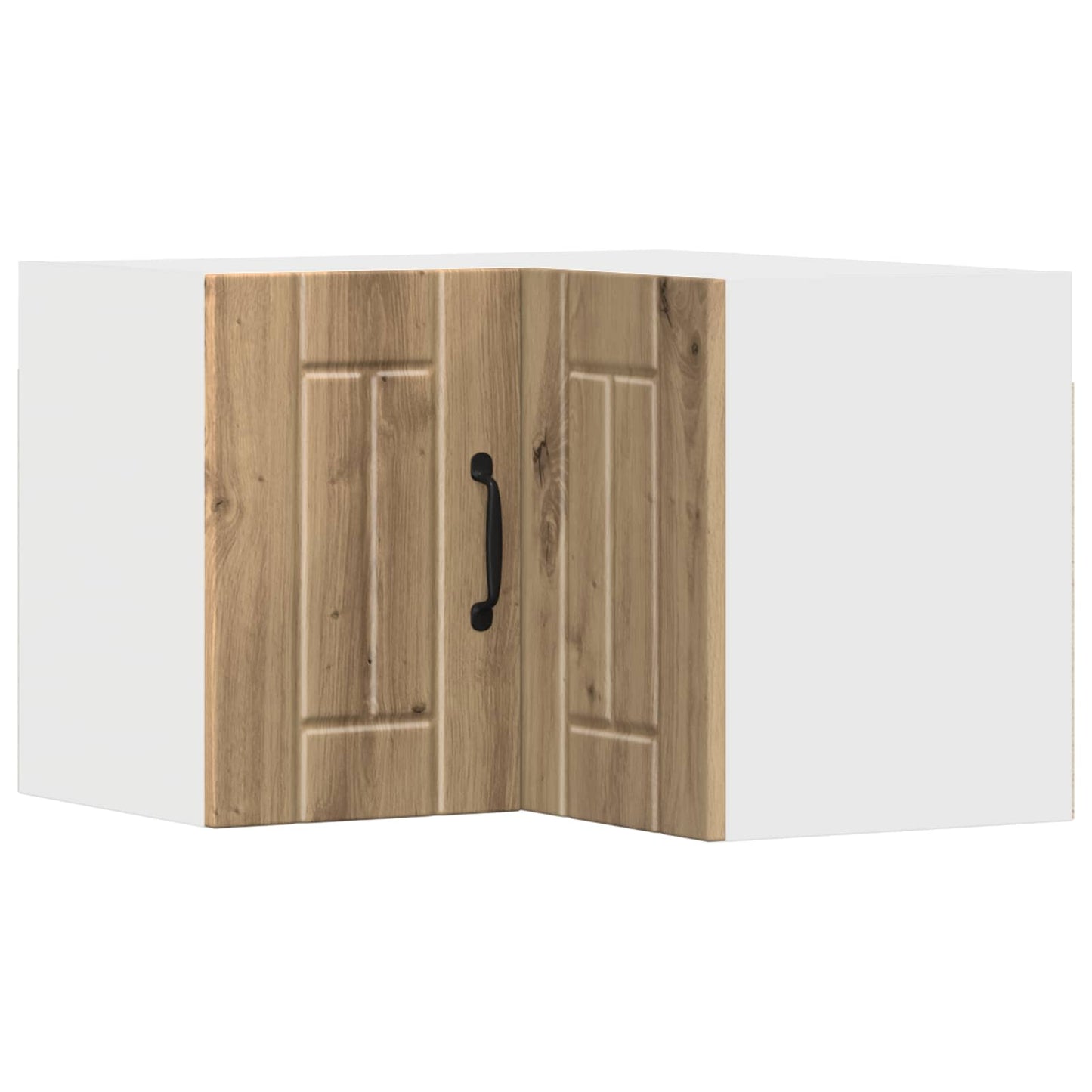 vidaXL Wall Corner Cabinet LUCCA Artisan Oak 57 x 57 x 40 cm 2
