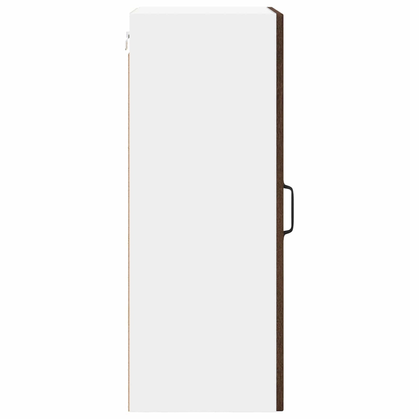 vidaXL Wall Glass Cabinet LUCCA Brown Oak 40 x 31 x 80 cm 6