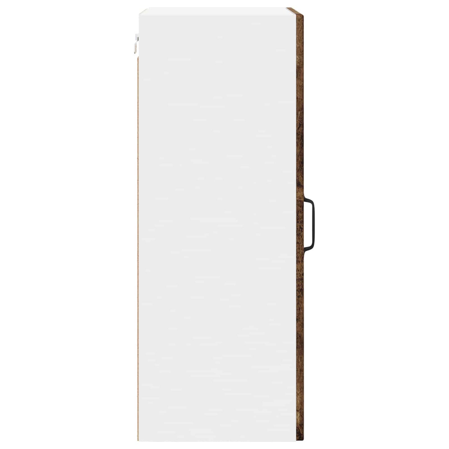 vidaXL Wall Glass Cabinet LUCCA Old Wood 40 x 31 x 80 cm 6