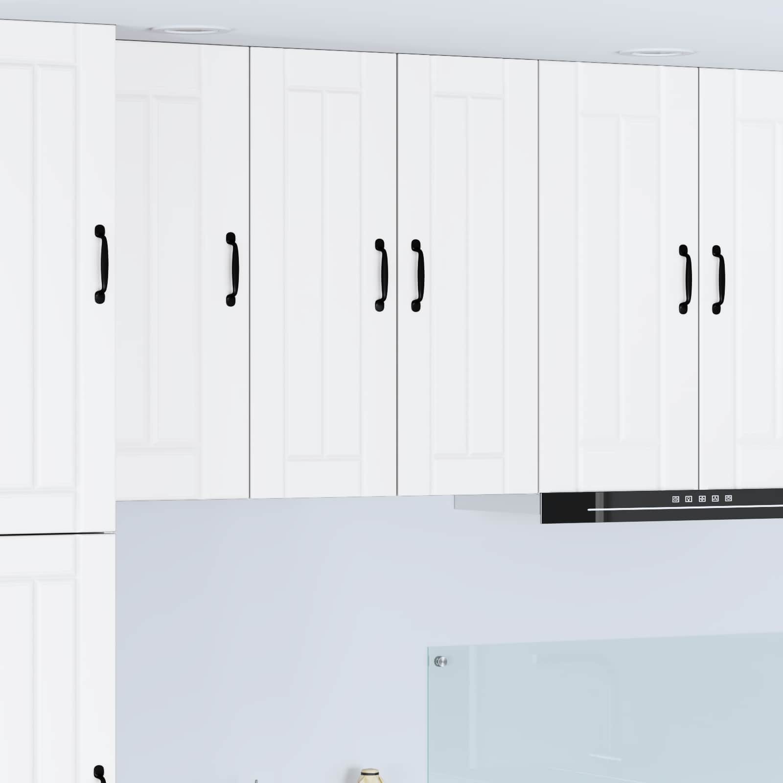 vidaXL Wall Cabinet LUCCA White 30 x 31 x 80 cm Engineered Wood 1
