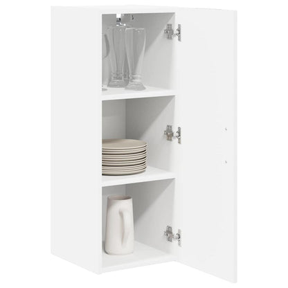 vidaXL Wall Cabinet LUCCA White 30 x 31 x 80 cm Engineered Wood 3