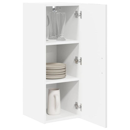 vidaXL Wall Cabinet LUCCA High Gloss White 30 x 31 x 80 cm 3