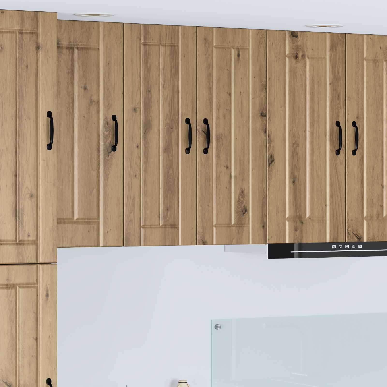 vidaXL Wall Cabinet LUCCA Artisan Oak 30 x 31 x 80 cm Engineered Wood 1