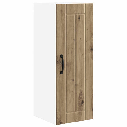 vidaXL Wall Cabinet LUCCA Artisan Oak 30 x 31 x 80 cm Engineered Wood 2