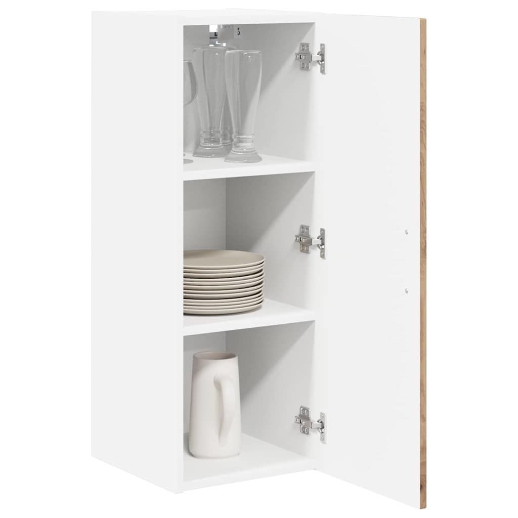 vidaXL Wall Cabinet LUCCA Artisan Oak 30 x 31 x 80 cm Engineered Wood 3