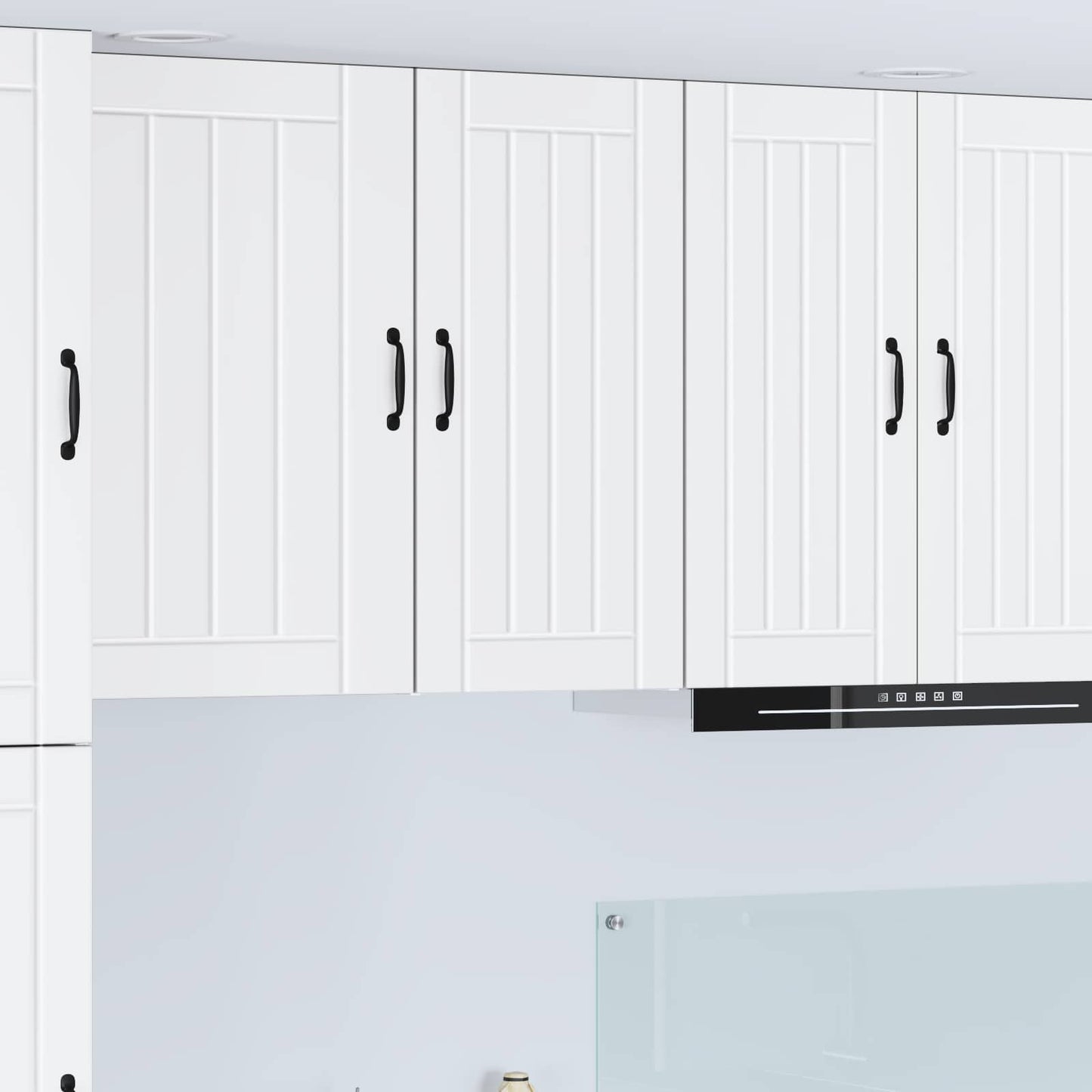 vidaXL Wall Cabinet LUCCA White 40 x 31 x 80 cm Engineered Wood 1