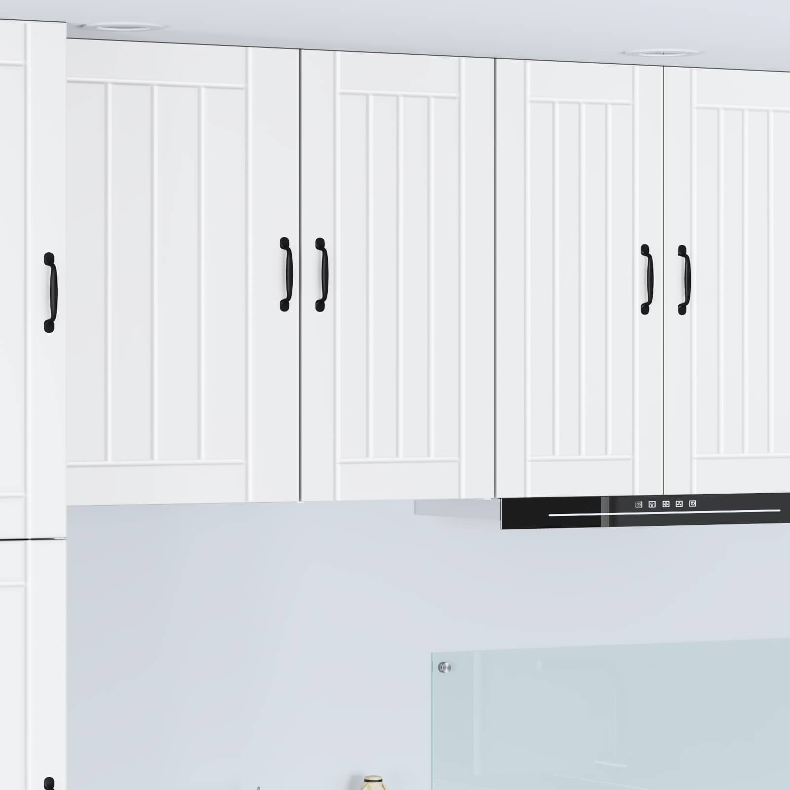 vidaXL Wall Cabinet LUCCA White 40 x 31 x 80 cm Engineered Wood 1