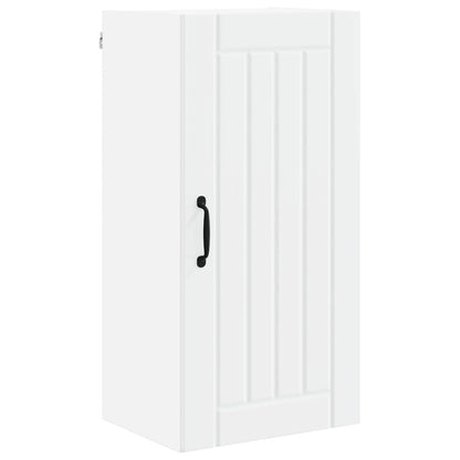 vidaXL Wall Cabinet LUCCA White 40 x 31 x 80 cm Engineered Wood 2