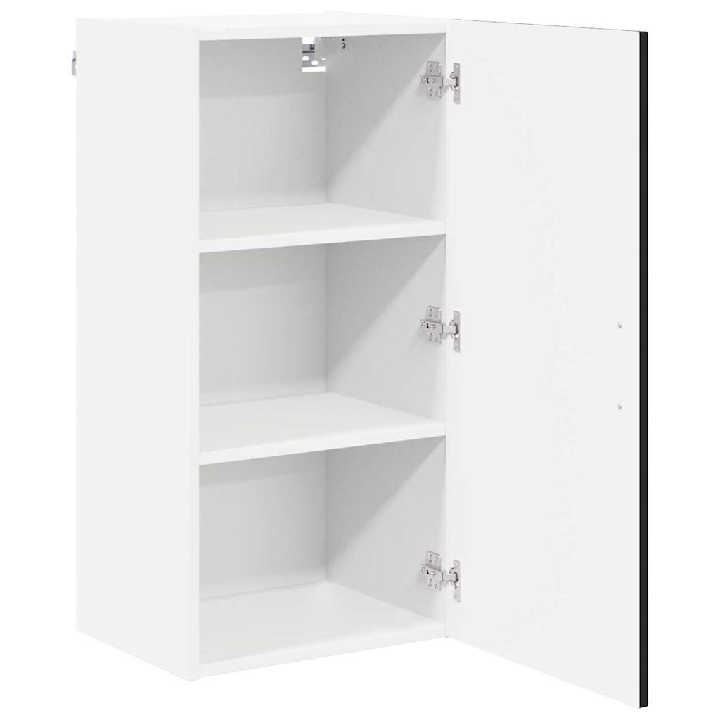 vidaXL Wall Cabinet LUCCA Black 40 x 31 x 80 cm Engineered Wood 5