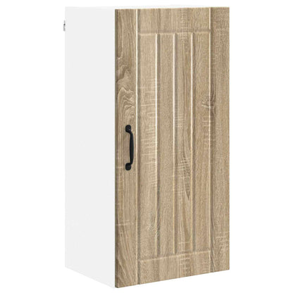 vidaXL Wall Cabinet LUCCA Sonoma Oak 40 x 31 x 80 cm Engineered Wood 2