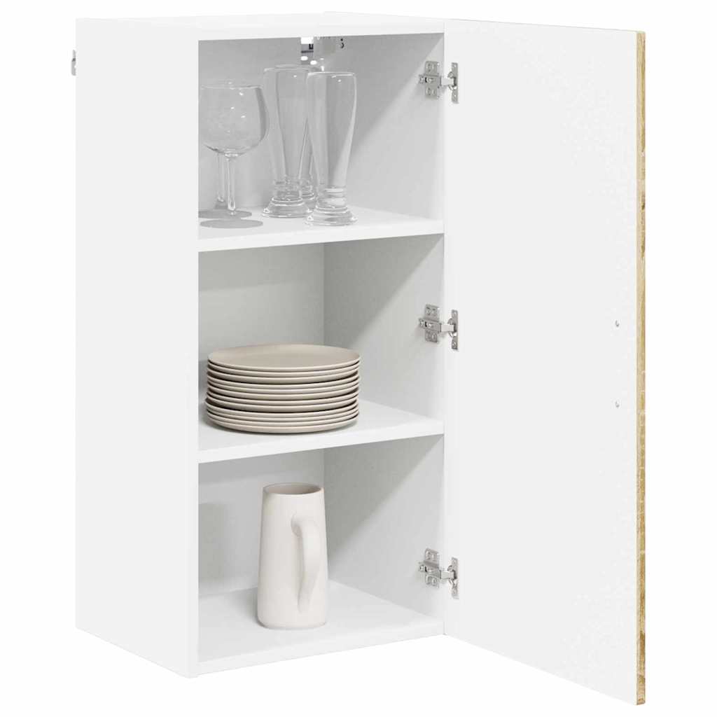 vidaXL Wall Cabinet LUCCA Sonoma Oak 40 x 31 x 80 cm Engineered Wood 3