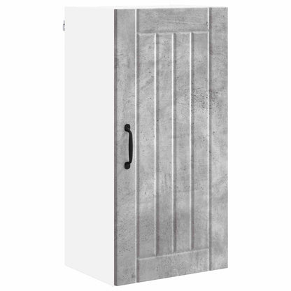vidaXL Wall Cabinet LUCCA Concrete Grey 40 x 31 x 80 cm 2