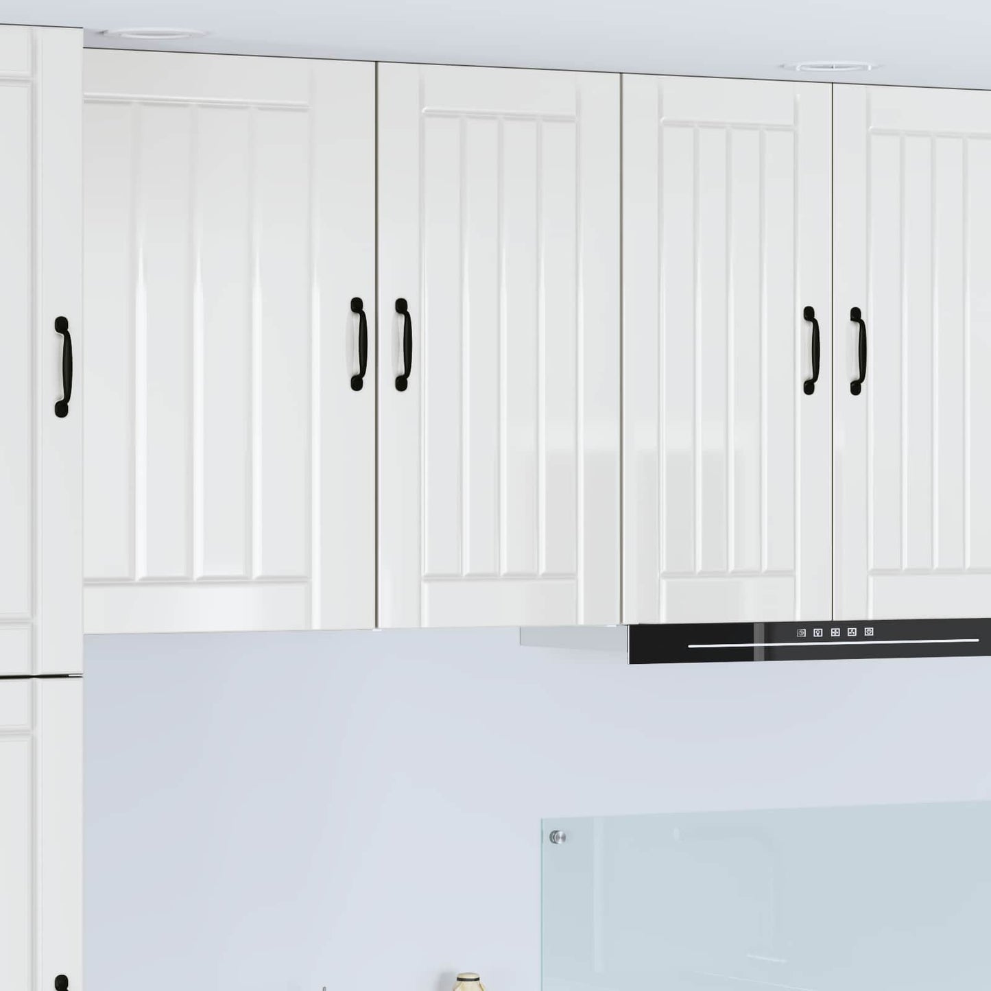 vidaXL Wall Cabinet LUCCA High Gloss White 40 x 31 x 80 cm 1