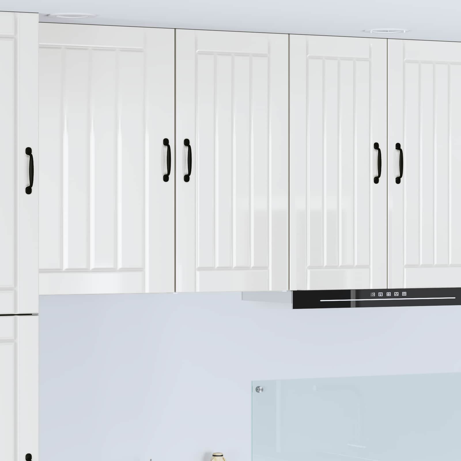 vidaXL Wall Cabinet LUCCA High Gloss White 40 x 31 x 80 cm 1