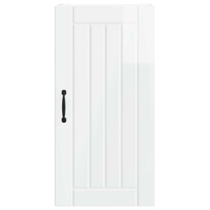 vidaXL Wall Cabinet LUCCA High Gloss White 40 x 31 x 80 cm 6