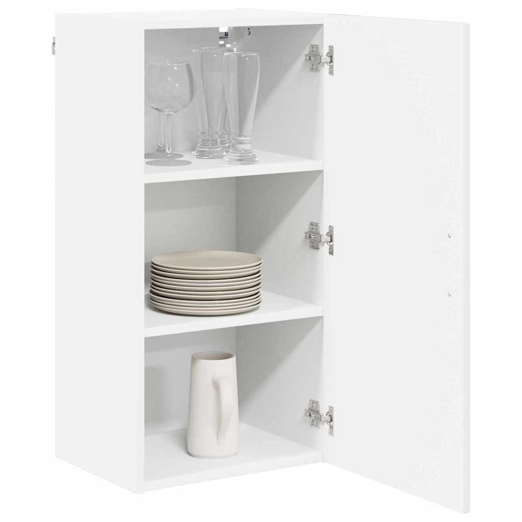 vidaXL Wall Cabinet LUCCA High Gloss White 40 x 31 x 80 cm 3