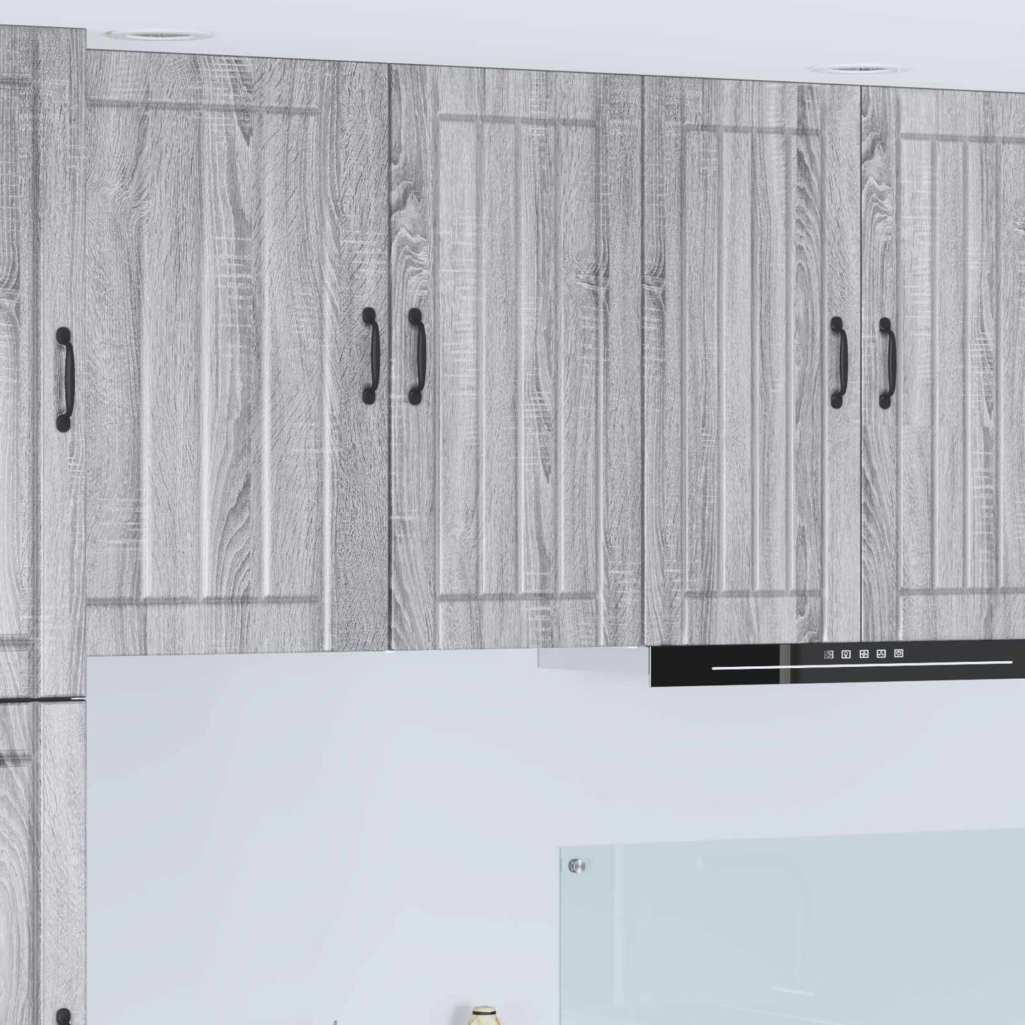 vidaXL Wall Cabinet LUCCA Grey Sonoma 40 x 31 x 80 cm Engineered Wood 1