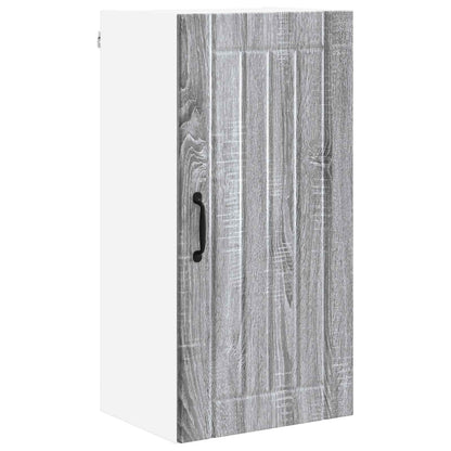 vidaXL Wall Cabinet LUCCA Grey Sonoma 40 x 31 x 80 cm Engineered Wood 2