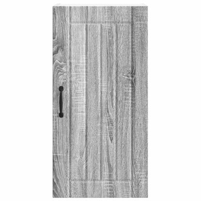 vidaXL Wall Cabinet LUCCA Grey Sonoma 40 x 31 x 80 cm Engineered Wood 6