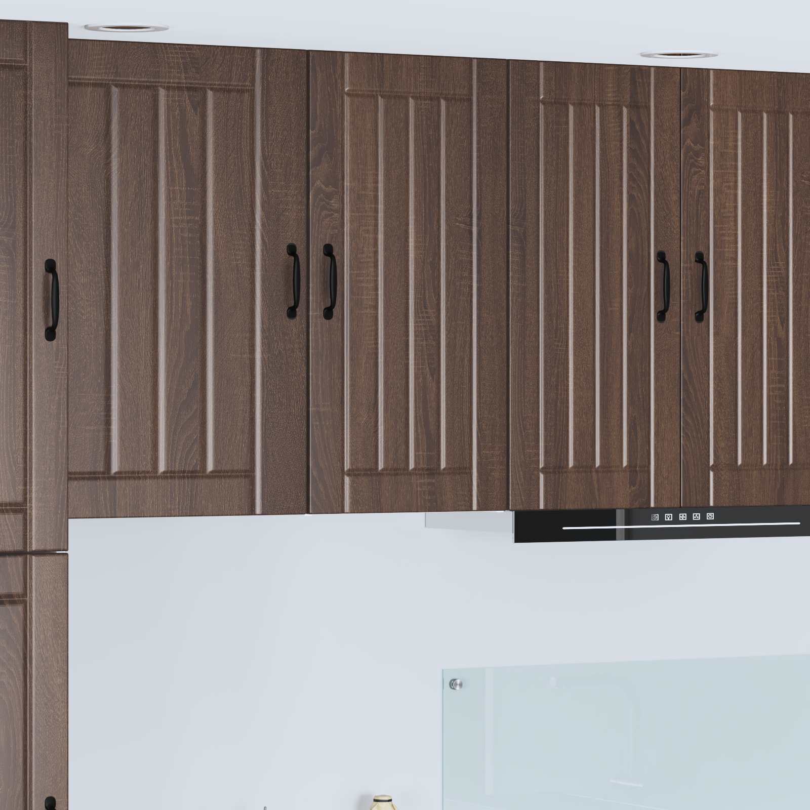 vidaXL Wall Cabinet LUCCA Brown Oak 40 x 31 x 80 cm Engineered Wood 1