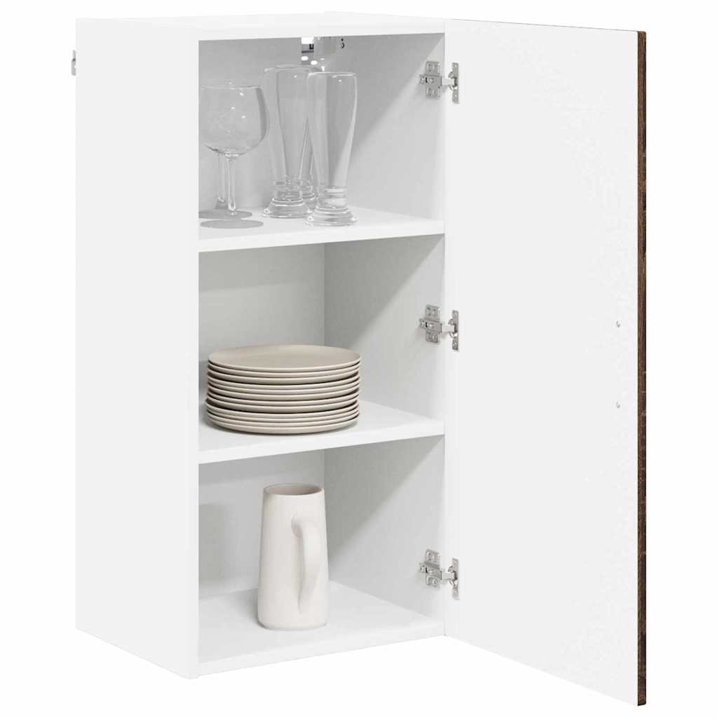 vidaXL Wall Cabinet LUCCA Brown Oak 40 x 31 x 80 cm Engineered Wood 3