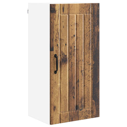 vidaXL Wall Cabinet LUCCA Old Wood 40 x 31 x 80 cm Engineered Wood 2