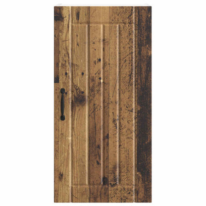 vidaXL Wall Cabinet LUCCA Old Wood 40 x 31 x 80 cm Engineered Wood 6