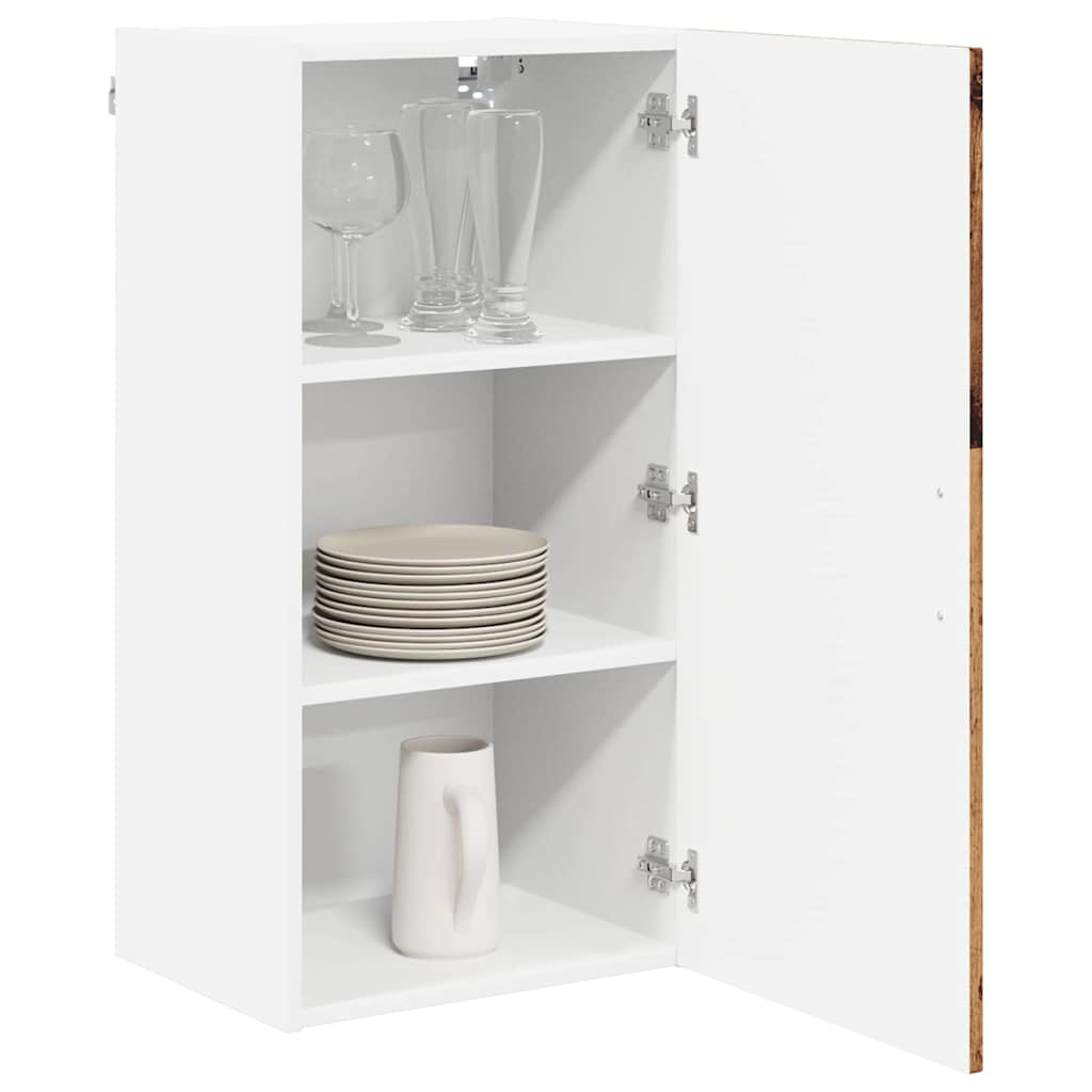 vidaXL Wall Cabinet LUCCA Old Wood 40 x 31 x 80 cm Engineered Wood 3