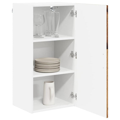 vidaXL Wall Cabinet LUCCA Old Wood 40 x 31 x 80 cm Engineered Wood 3