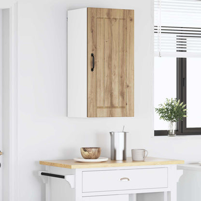 vidaXL Wall Cabinet LUCCA Artisan Oak 40 x 31 x 80 cm Engineered Wood 4