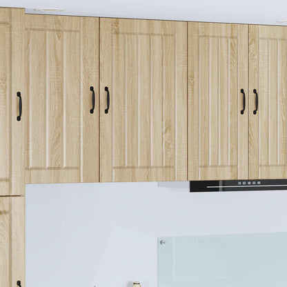 vidaXL Wall Cabinet LUCCA Sonoma Oak 50 x 31 x 80 cm Engineered Wood 1