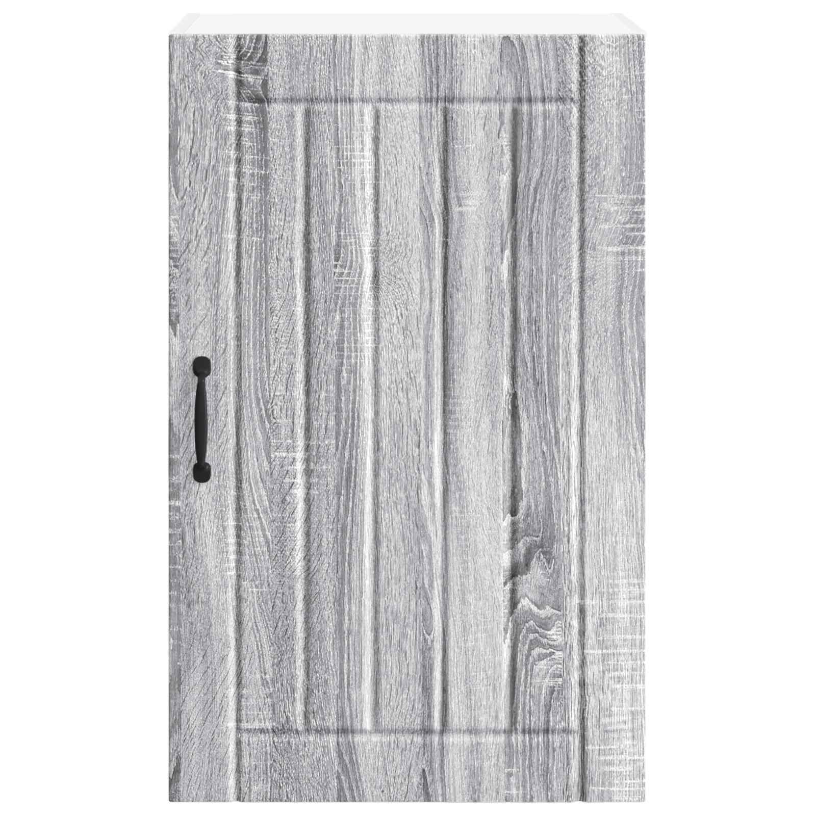 vidaXL Wall Cabinet LUCCA Grey Sonoma 50 x 31 x 80 cm Engineered Wood 6