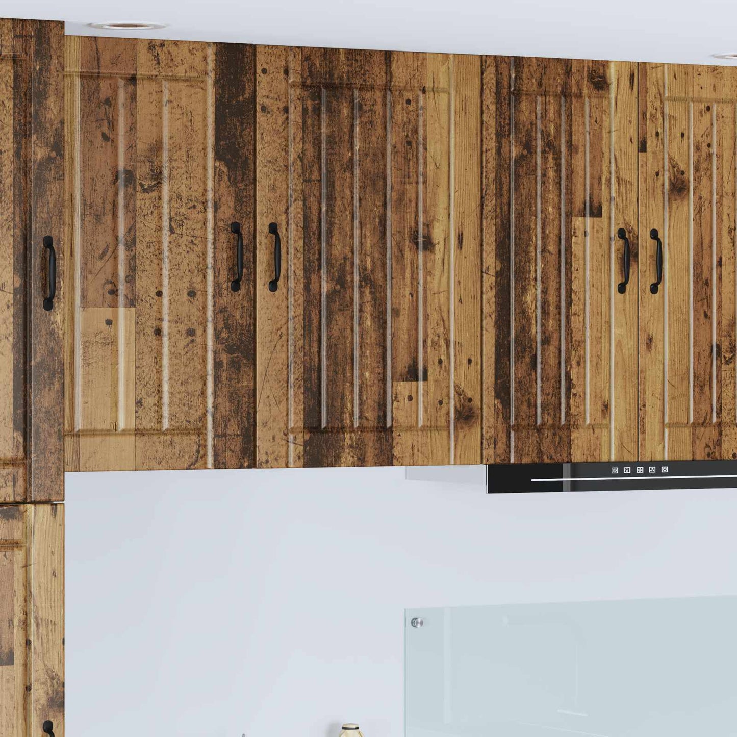 vidaXL Wall Cabinet LUCCA Old Wood 50 x 31 x 80 cm Engineered Wood 1