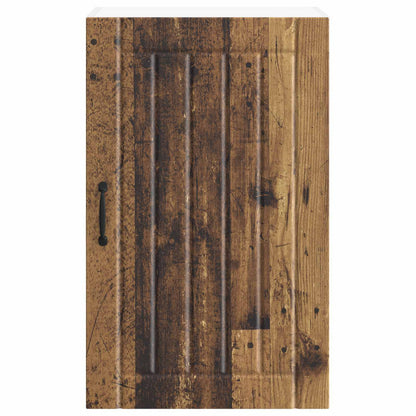 vidaXL Wall Cabinet LUCCA Old Wood 50 x 31 x 80 cm Engineered Wood 6