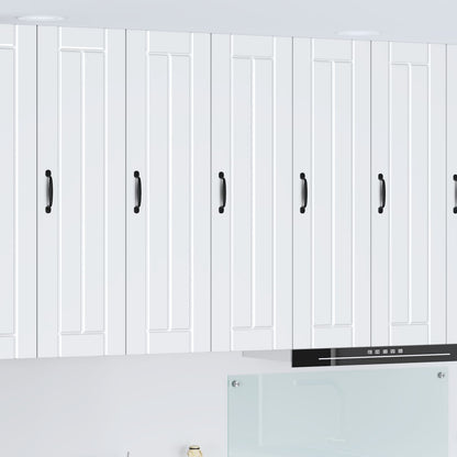 vidaXL Wall Cabinet LUCCA White 30 x 31 x 100 cm Engineered Wood 1