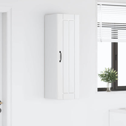vidaXL Wall Cabinet LUCCA White 30 x 31 x 100 cm Engineered Wood 4