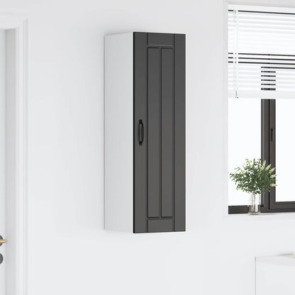 vidaXL Wall Cabinet LUCCA Black 30 x 31 x 100 cm Engineered Wood 4