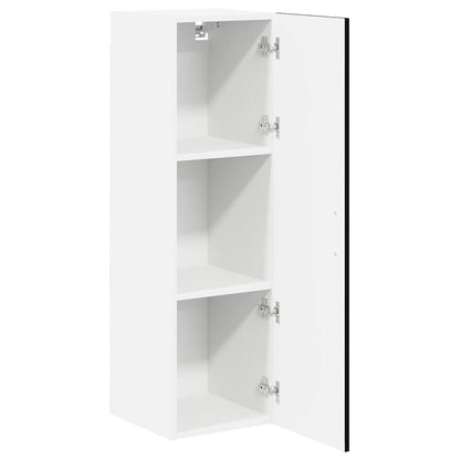 vidaXL Wall Cabinet LUCCA Black 30 x 31 x 100 cm Engineered Wood 5