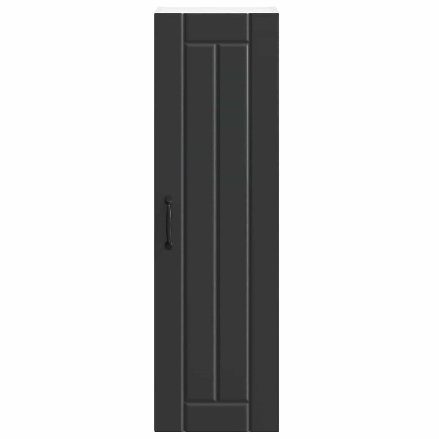 vidaXL Wall Cabinet LUCCA Black 30 x 31 x 100 cm Engineered Wood 6