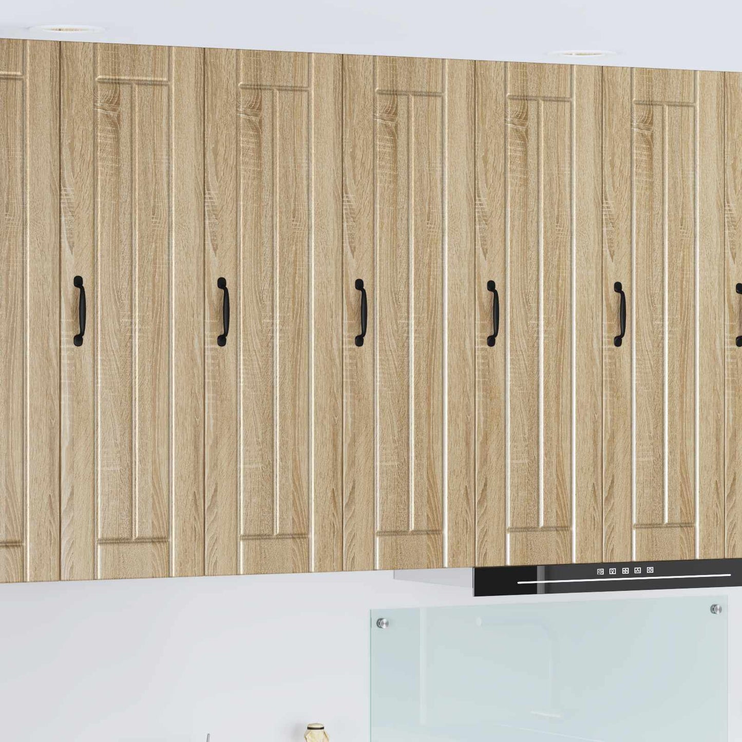 vidaXL Wall Cabinet LUCCA Sonoma Oak 30 x 31 x 100 cm Engineered Wood 1
