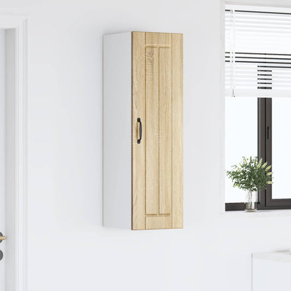 vidaXL Wall Cabinet LUCCA Sonoma Oak 30 x 31 x 100 cm Engineered Wood 4