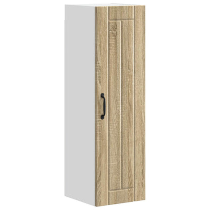 vidaXL Wall Cabinet LUCCA Sonoma Oak 30 x 31 x 100 cm Engineered Wood 2
