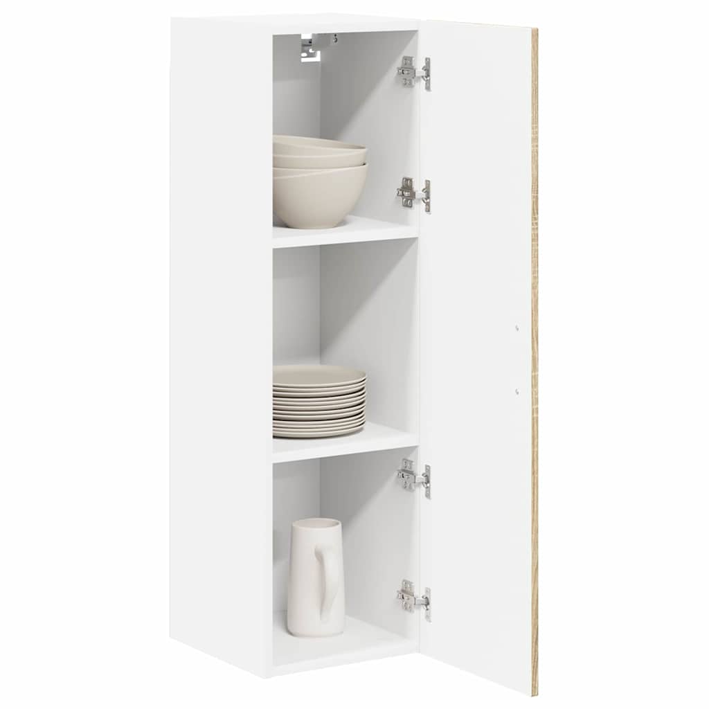 vidaXL Wall Cabinet LUCCA Sonoma Oak 30 x 31 x 100 cm Engineered Wood 3