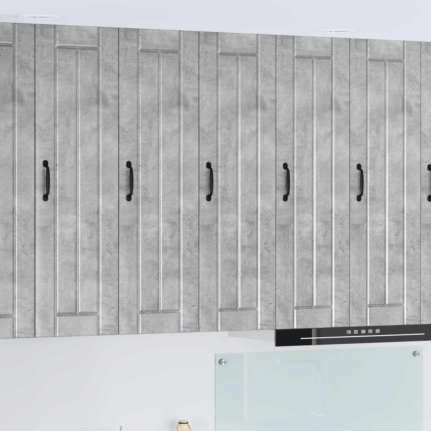 vidaXL Wall Cabinet LUCCA Concrete Grey 30 x 31 x 100 cm 1