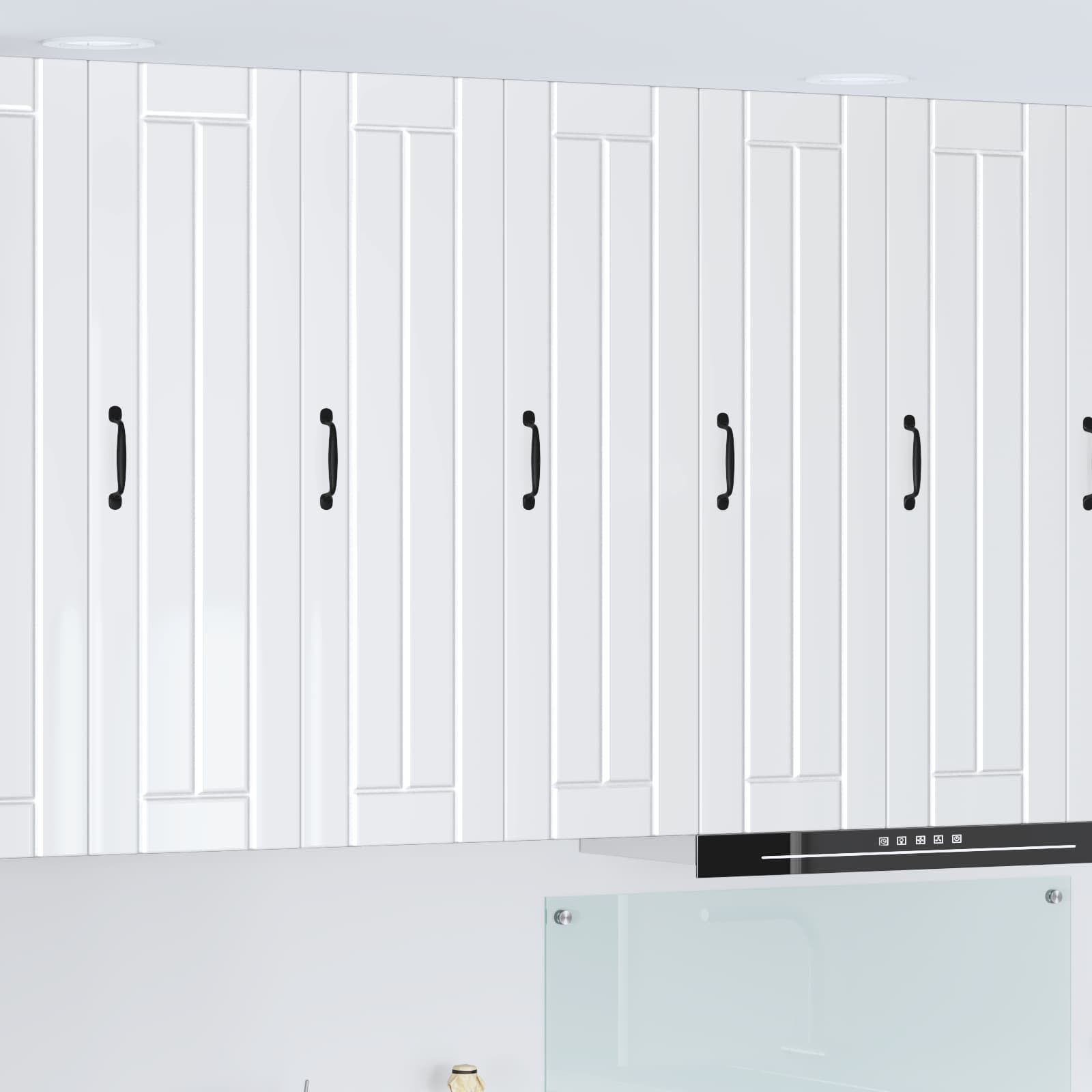 vidaXL Wall Cabinet LUCCA High Gloss White 30 x 31 x 100 cm 1