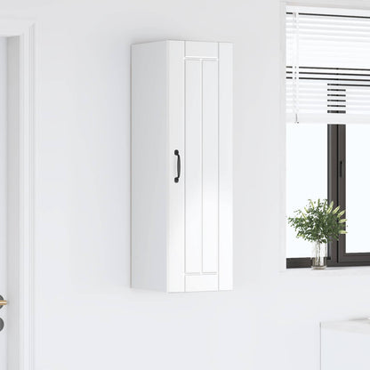 vidaXL Wall Cabinet LUCCA High Gloss White 30 x 31 x 100 cm 4